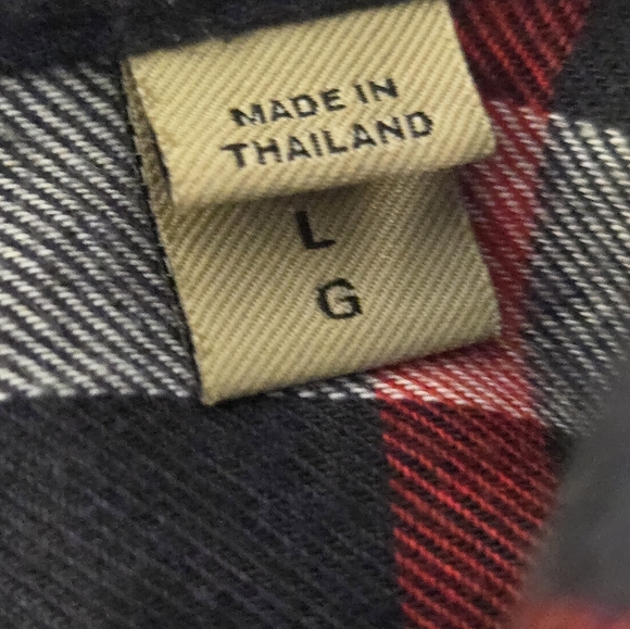 Burberry London Plaid Cotton Shirt Sz Large - Picture 5 of 14